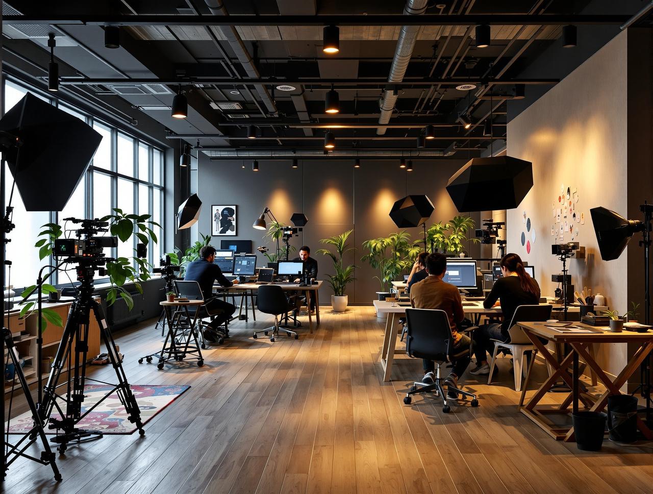 茄子视频传媒公司办公环境